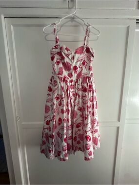 Collectif NWOT White & Red Nautical Sundress XS